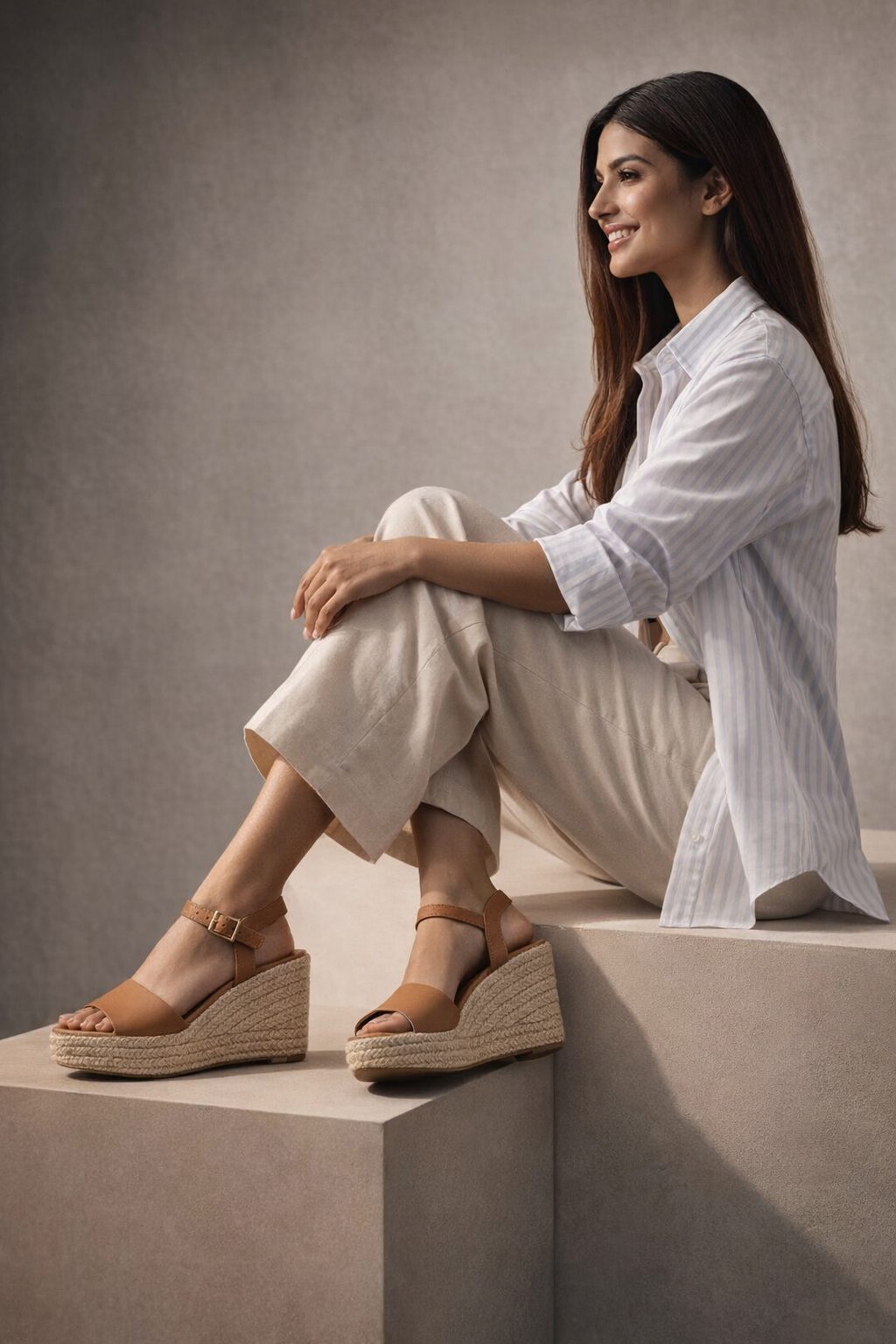 Professional AI-generated fashion photography Studio campaign result